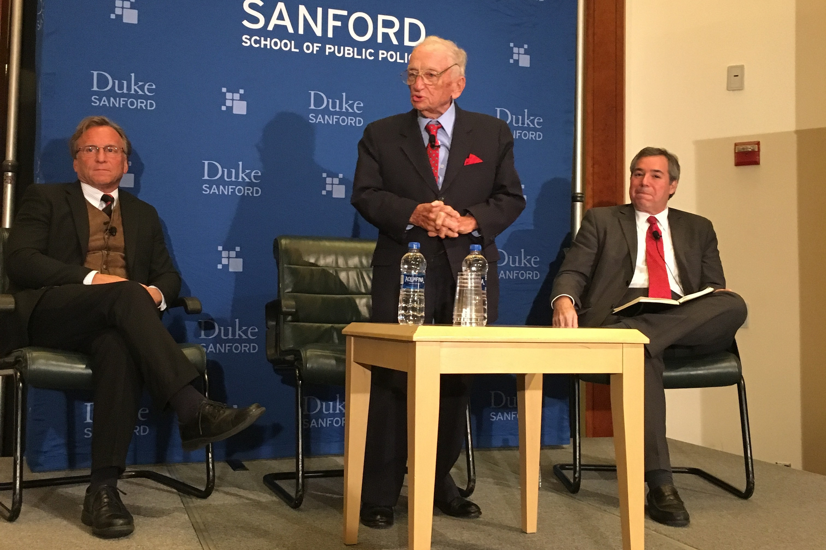 Don Ferencz, Ben Ferencz and Michael Scharf - Jan.'18 Panel Discussion, "NUREMBERG TRIALS: THEN AND NOW"