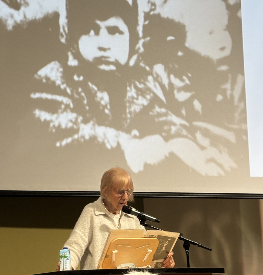 Sora Vigorito, the youngest known survivor of Dr. Mengele's experiments on twins, Dec. 2025