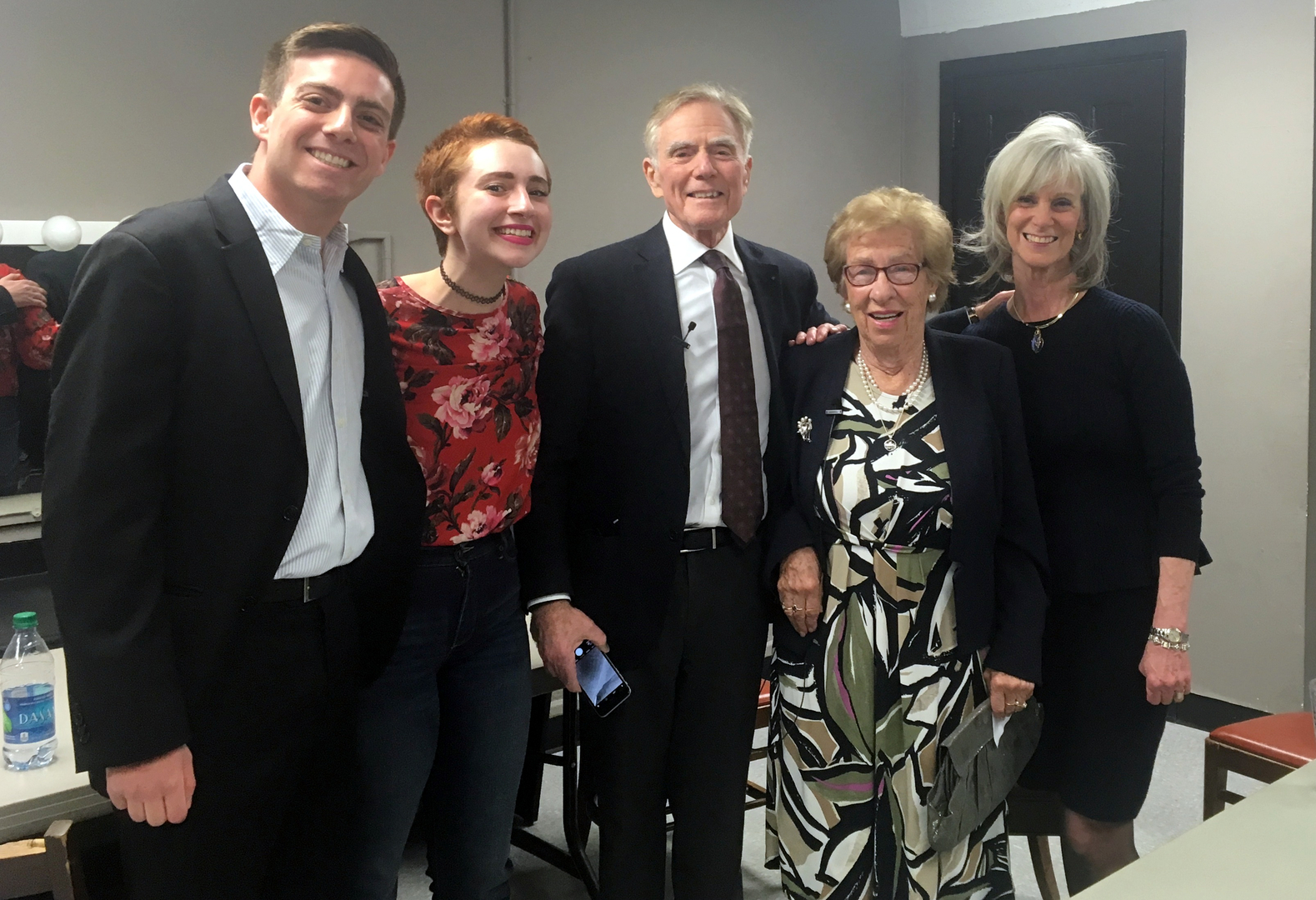 Eva Schloss with event organizers - 3/5/18 at Duke