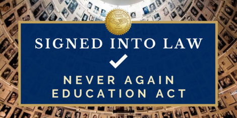 Never Again Education Act